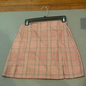 RETIRED Brandy Melville short skirt in red plaid, RARE